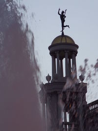 Low angle view of historical building