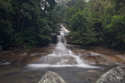 Waterfall in forest