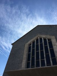 Low angle view of building against sky