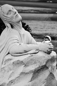 Close up of buddha statue