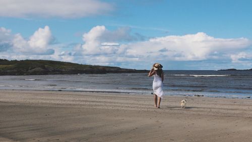 Man standing on beach