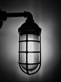 Low angle view of light bulb