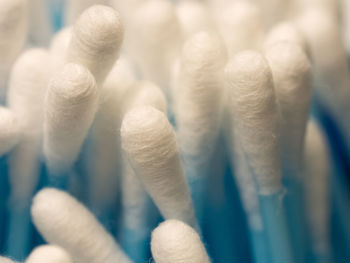 Full frame shot of cotton swabs