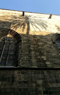 Low angle view of built structure against sky