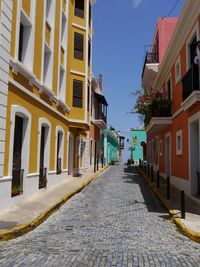 Houses both sides on street