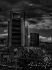 Low angle view of buildings against sky