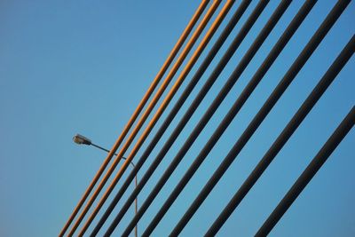 Low angle view of blue sky