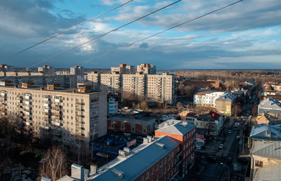 Cityscape against sky