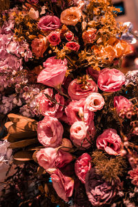 Close-up of rose bouquet