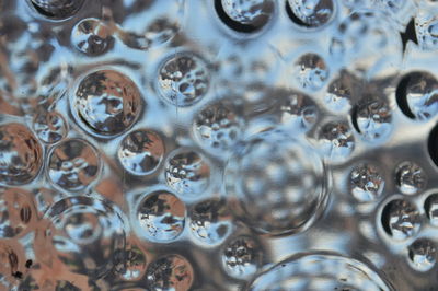 Full frame shot of bubbles