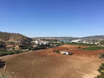 The view of the valley from the white village of arcos de la frontera