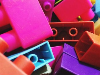 Close-up of colorful objects