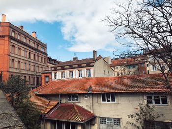 View of built structures against sky