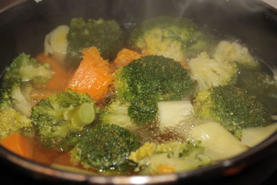 Close-up of vegetables in bowl