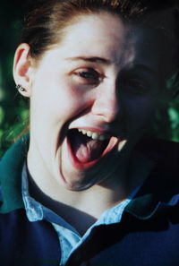 Portrait of young woman