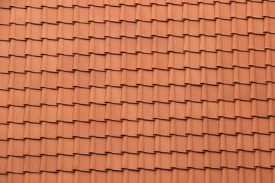 Detail shot of roof tiles