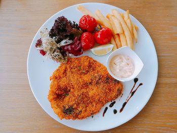 Close-up of food in plate