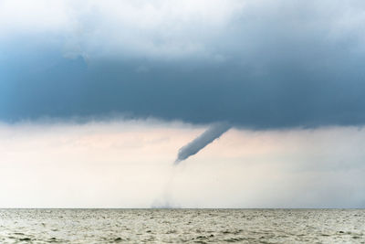 Tornado over the sea