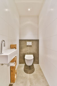 Interior of bathroom
