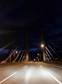 Road at night