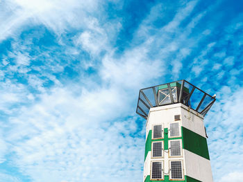 Low angle view of building against sky