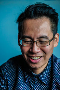 Portrait of man smiling