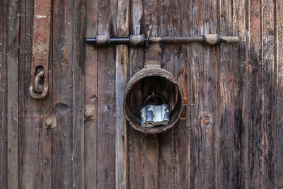 Close-up of door knocker