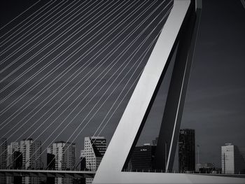 Low angle view of modern buildings against sky