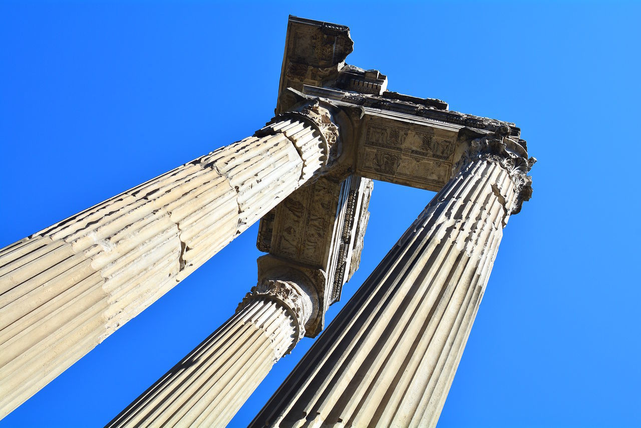 LOW ANGLE VIEW OF TEMPLE AGAINST SKY