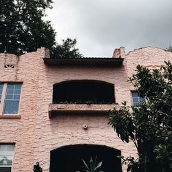 Low angle view of building against sky
