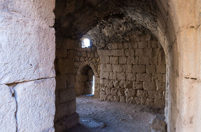 Stone wall of old building