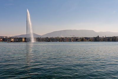 View of city at waterfront