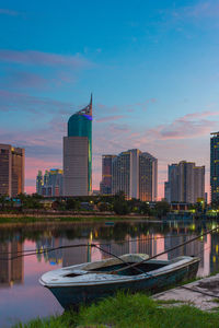 View of city at waterfront