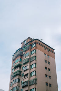 Low angle view of building against sky