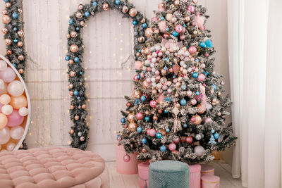 View of christmas tree