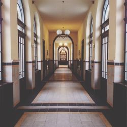 Interior of corridor