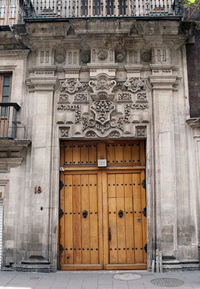 Entrance of building