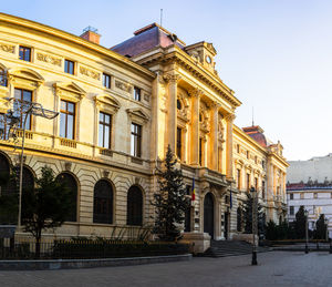 Low angle view of building against sky