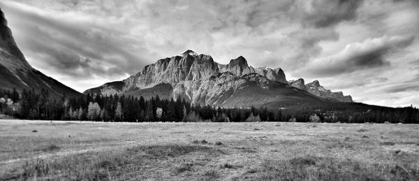 Panoramic view of landscape against sky