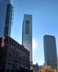 Low angle view of modern building