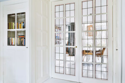 View of closed door in apartment