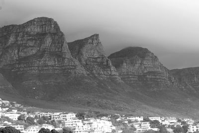 Scenic view of mountain against sky