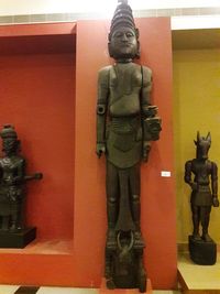 Statue of people in museum