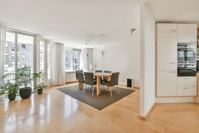 Table and chairs at home