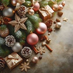 Close-up of christmas decorations