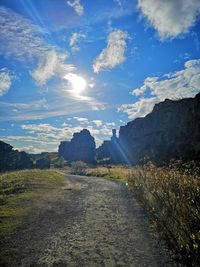 Panoramic view of landscape against sky