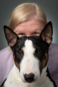 Close-up portrait of dog