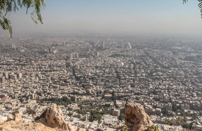 Syria - damascus. east, orient. panorama of the city.