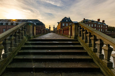 Low angle view of bridge against sky