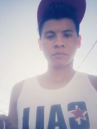 looking at camera